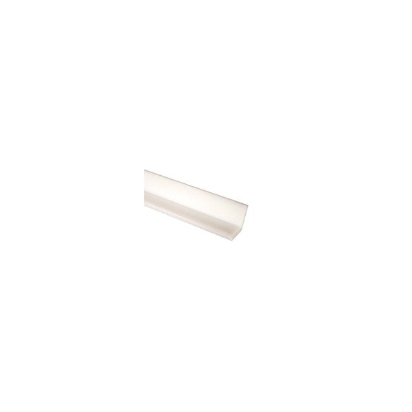 Professional Plastics Natural UHMW Angle Profile lgh, 0.125 X 1.000 X 1.000 X 120.000 Ea PUHMWNA.125X1.000X120.000ANGLE - main